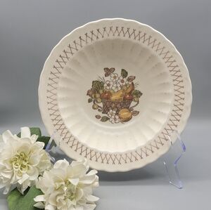 Vintage Metlox Poppytrail Vernon Ware California Pottery Fruit Basket